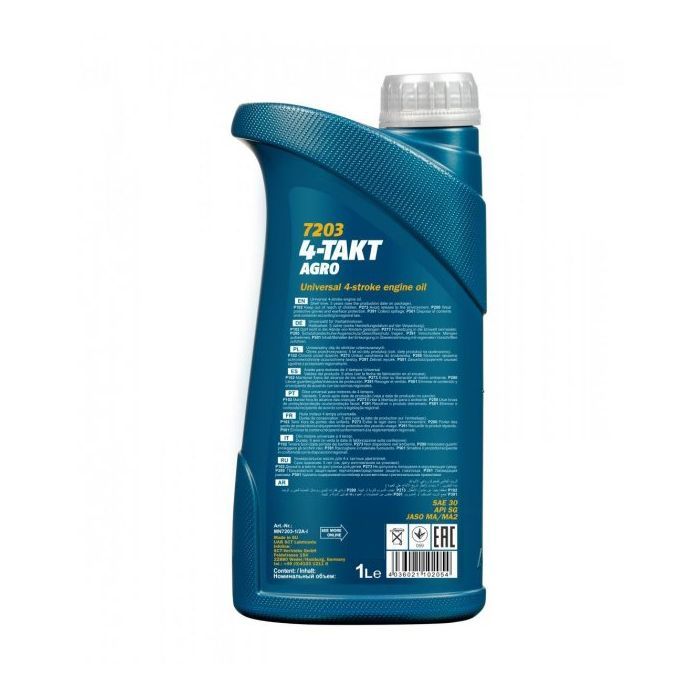 Моторное масло Mannol 4-TAKT AGRO 1л SAE 30 (MN7203-1) изображение 2