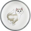 Посуда для кошек Trixie Миска для короткомордых пород кошек 300 мл/15 см (серая) (4011905247847) изображение 2