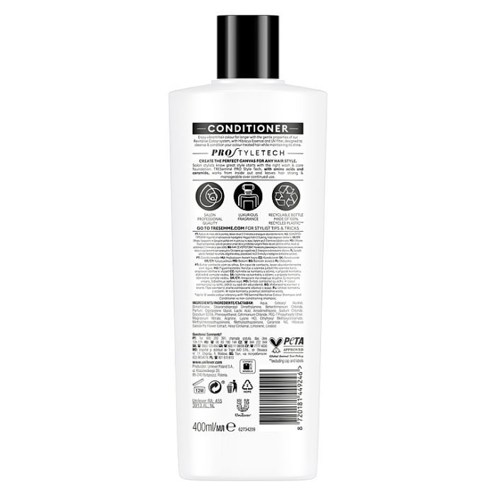 Кондиціонер для волосся Tresemme Color Revitalise Condinioner з UV фільтром 400 мл (8717163628355/8720181449246) зображення 2