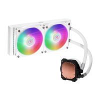 Система жидкостного охлаждения CoolerMaster MasterLiquid ML240L ARGB White Edition V2 (MLW-D24M-A18PW-RW) изображение 4