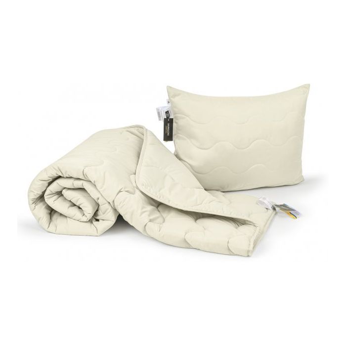 Ковдра MirSon Набір Евкаліптовий №1701 Eco Light Creamy Ковдра 200х220 + п (2200002656054)