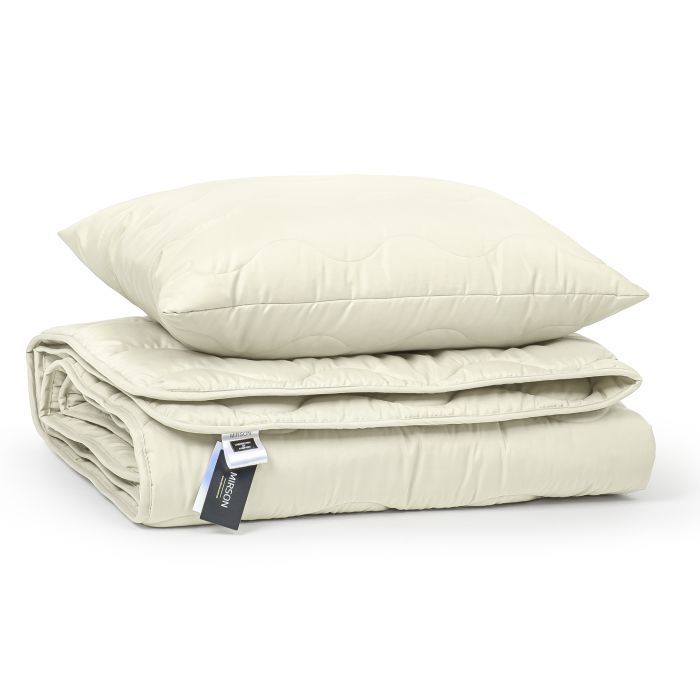 Ковдра MirSon Набір Евкаліптовий №1701 Eco Light Creamy Ковдра 200х220 + п (2200002656054) зображення 4