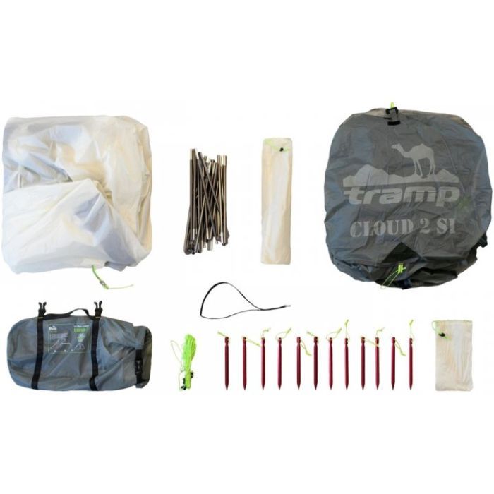 Палатка Tramp Cloud 2 Si Light Grey (TRT-092-grey) изображение 11
