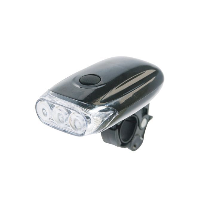 Передняя велофара Good Bike PANCAKE 3 LED Black (94312B-IS)