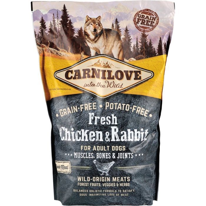 Сухий корм для собак Carnilove Fresh Chicken and Rabbit for Adult dogs 1.5 кг (8595602527502) зображення 2
