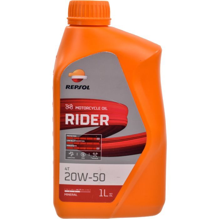Моторное масло REPSOL RIDERTOWN 4T 20W-50 1л (RPP2131THA)