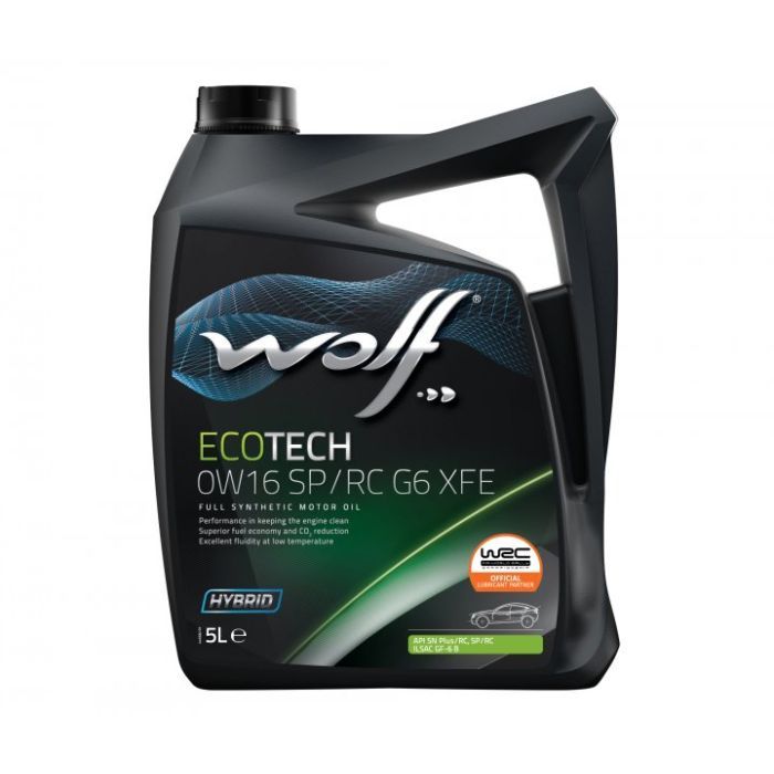 Моторное масло Wolf ECOTECH 0W16 SP/RC G6 XFE 5л (1047250)