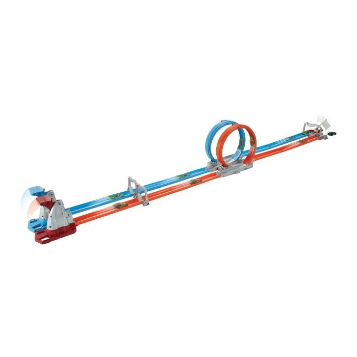 Автотрек Hot Wheels Портативный "Двойная петля" (GFH85) изображение 2