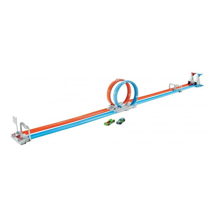 Автотрек Hot Wheels Портативный "Двойная петля" (GFH85) изображение 3