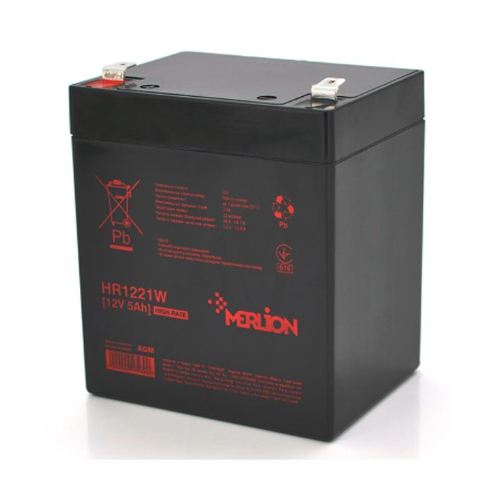Батарея до ДБЖ Merlion HR1221W 12V-5Ah (HR1221W)