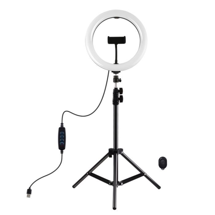 Набор блогера Puluz Ring USB LED lamp PKT3069B 10.2" + tripod 1.1 м (PKT3069B)