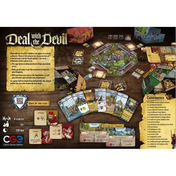 Настольная игра Czech Games Edition Deal with the Devil (Соглашение с дьяволом), Английский (CGE00066) изображение 2