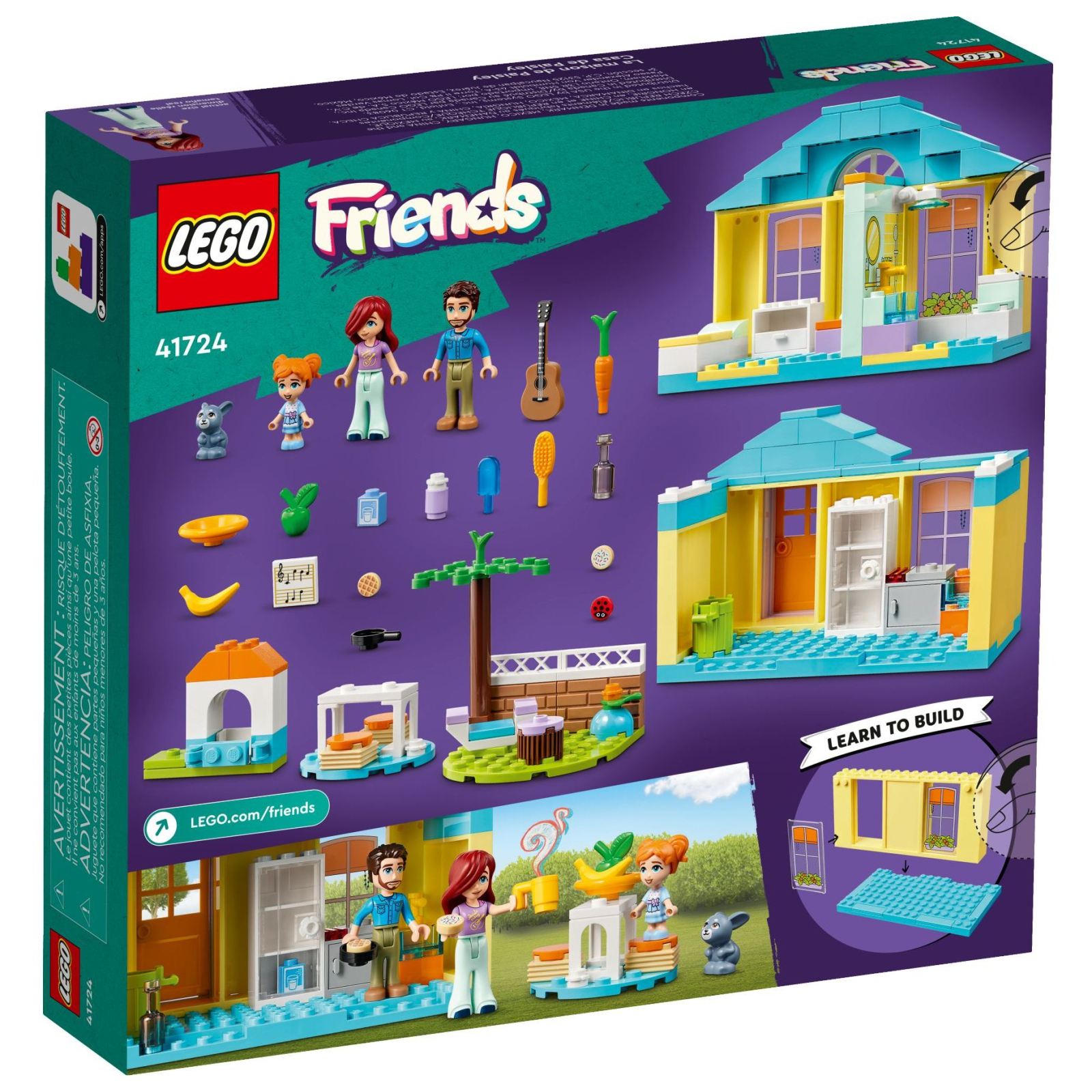 Конструктор LEGO Friends Дім Пейслі 185 деталей (41724) зображення 7