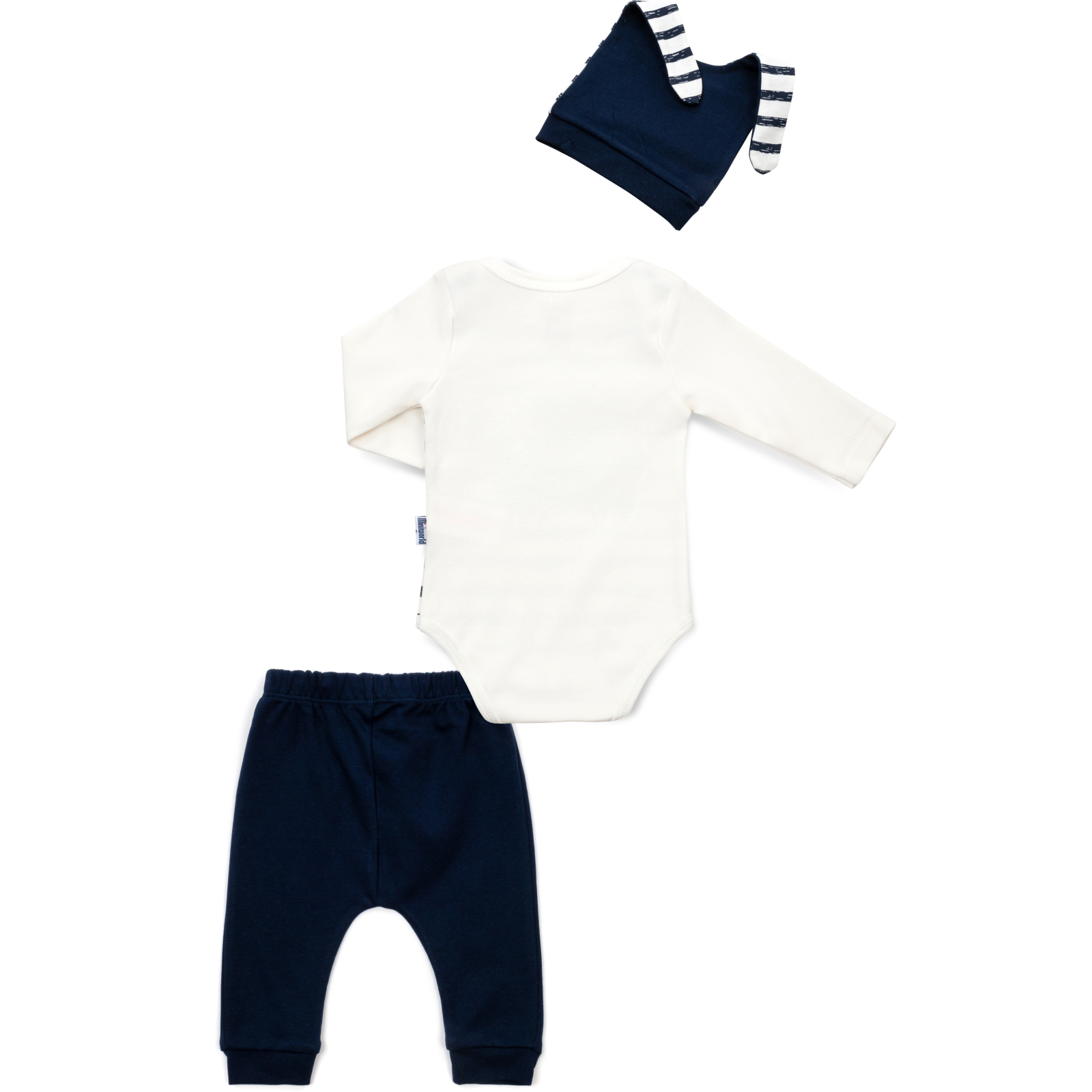 Набір дитячого одягу Miniworld зі слоником (14862-68B-blue) зображення 4