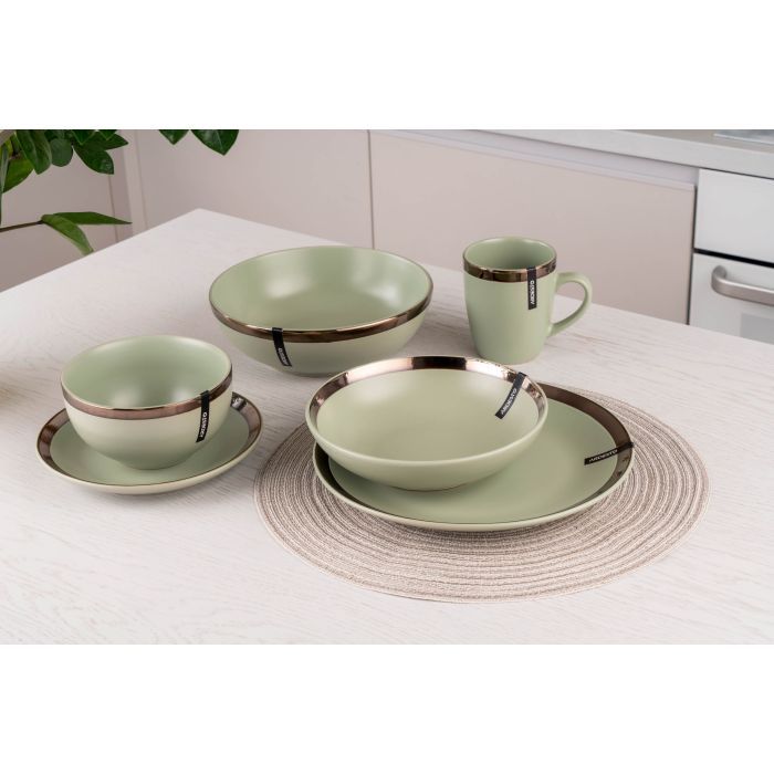 Тарелка Ardesto Liguria Dinner 26 см Cream (AR2926LCC) изображение 2