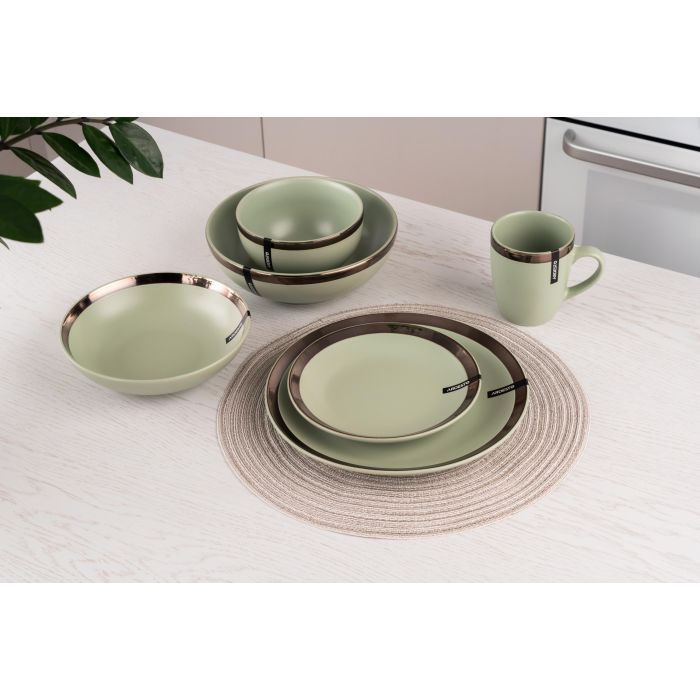 Тарелка Ardesto Liguria Dinner 26 см Cream (AR2926LCC) изображение 4