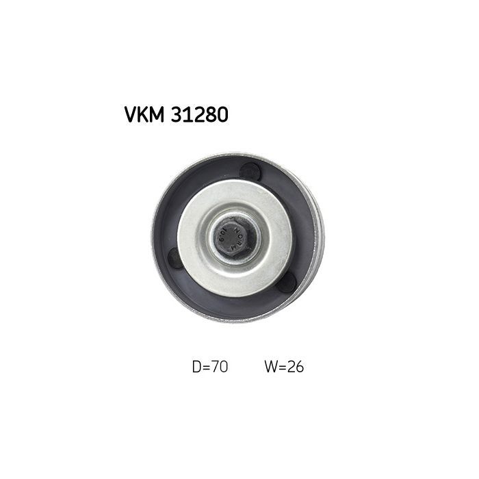 Ролик натяжителя ремня SKF VKM 31280 изображение 2