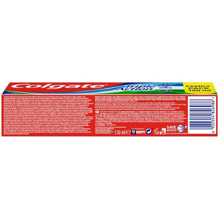 Зубная паста Colgate Тройное Действие 150 мл (6920354826986) изображение 3
