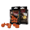 Набор кубиков для настольных игр Q-Workshop Dragon Slayer Red orange Dice Set (7 шт) (SDRS1D) изображение 2