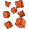 Набор кубиков для настольных игр Q-Workshop Dragon Slayer Red orange Dice Set (7 шт) (SDRS1D)