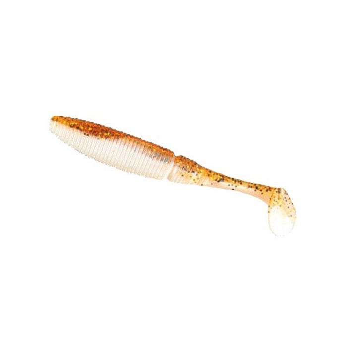 Силикон рыболовный Nomura Rolling Shad 75мм 4гр. цвет-018 (cream brown back) 10шт (NM70101807)