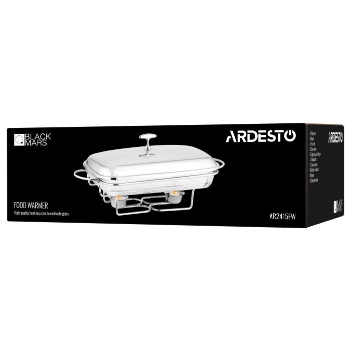 Мармит Ardesto Black Mars Rectangle 3 л (AR2415FW) зображення 8