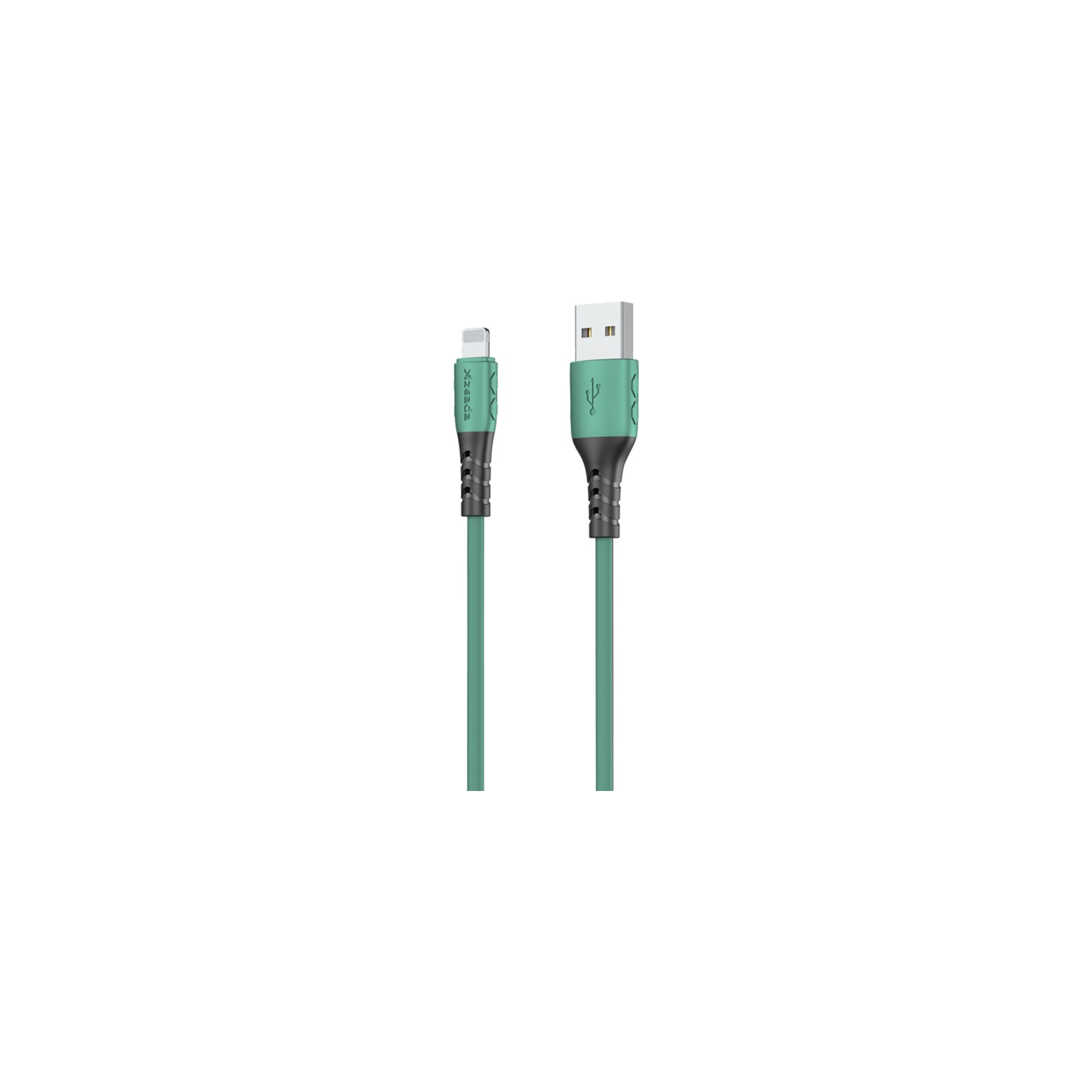 Дата кабель USB 2.0 AM to Lightning 1.0m PD-B51i Green Proda (PD-B51i-GR) изображение 2