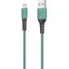 Дата кабель USB 2.0 AM to Lightning 1.0m PD-B51i Green Proda (PD-B51i-GR) зображення 2