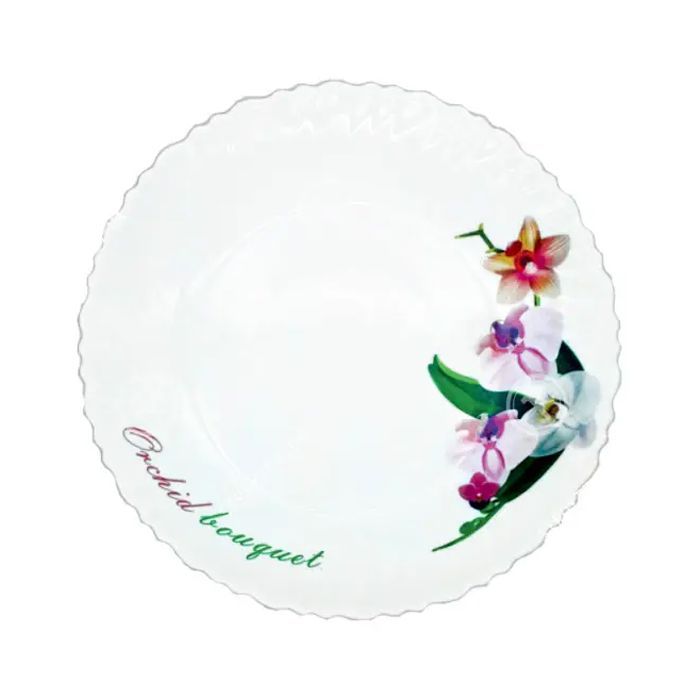 Тарілка Vittora "Букет орхідеї" Wave Dessert 19 см (V-190O)