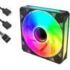 Кулер для корпуса Zezzio ZF-B120 ARGB изображение 5