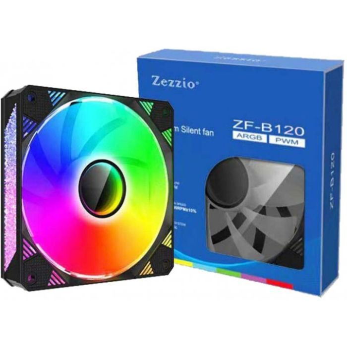 Кулер для корпуса Zezzio ZF-B120 ARGB изображение 8
