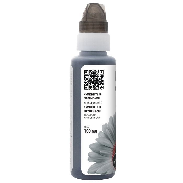 Чорнило Barva Canon GI-43 100 мл, BK флакон OneKey 1K (CGI43-841-1K) зображення 2