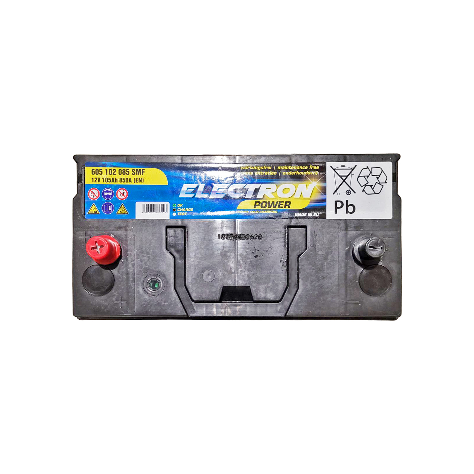 Аккумулятор автомобильный ELECTRON TRUCK HD SMF 105Ah клеми по центру (850EN) (605 102 085 SMF) изображение 2