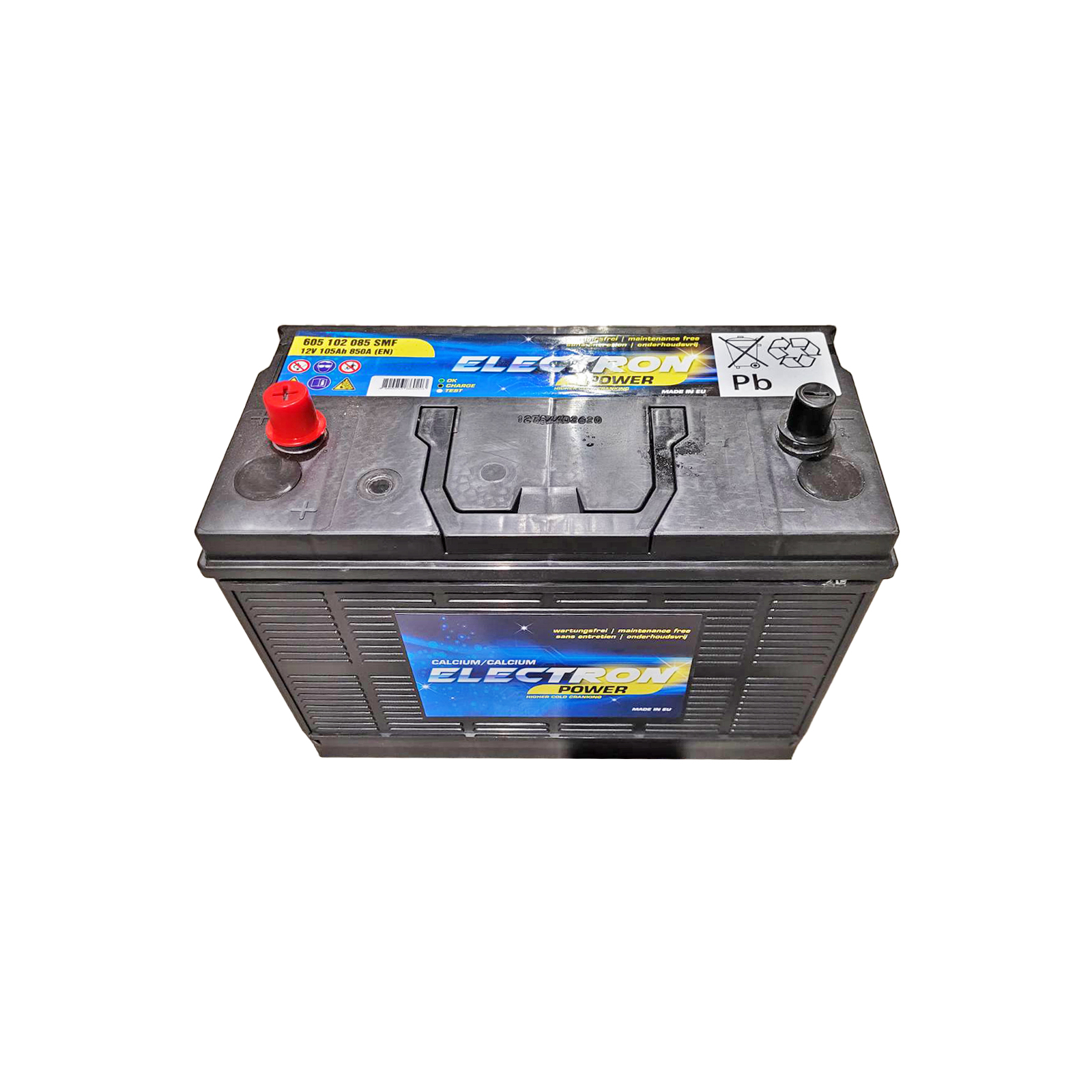 Аккумулятор автомобильный ELECTRON TRUCK HD SMF 105Ah клеми по центру (850EN) (605 102 085 SMF)