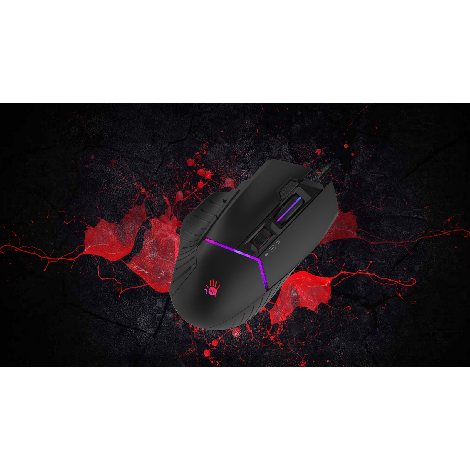 Мишка A4Tech Bloody W95 Max RGB Activated USB Sports Red (Bloody W95 Max Sports Red) зображення 11