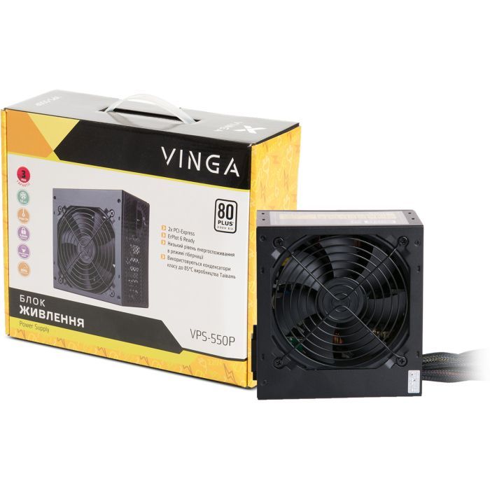 Блок живлення Vinga 550W (VPS-550PV2) зображення 3