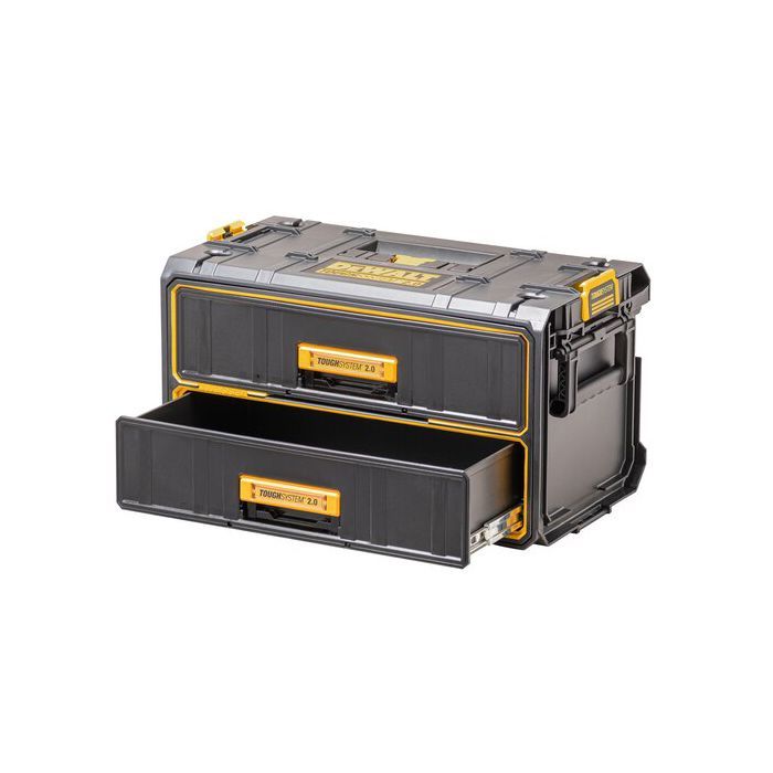 Ящик для инструментов DeWALT TOUGHSYSTEM 2.0, 555х320х320 мм, модуль на 2 ящика (DWST83529-1) изображение 2