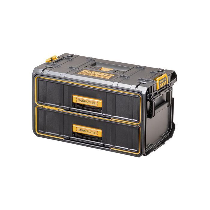 Ящик для инструментов DeWALT TOUGHSYSTEM 2.0, 555х320х320 мм, модуль на 2 ящика (DWST83529-1) изображение 3