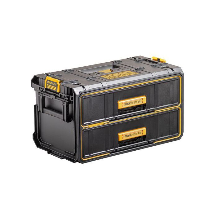 Ящик для инструментов DeWALT TOUGHSYSTEM 2.0, 555х320х320 мм, модуль на 2 ящика (DWST83529-1) изображение 4
