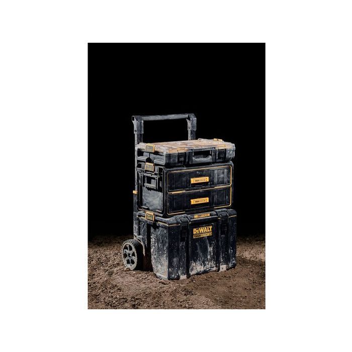 Ящик для инструментов DeWALT TOUGHSYSTEM 2.0, 555х320х320 мм, модуль на 2 ящика (DWST83529-1) изображение 9