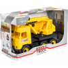 Спецтехніка Tigres Авто "Middle truck" кран (жовтий) в коробці (39491) зображення 2