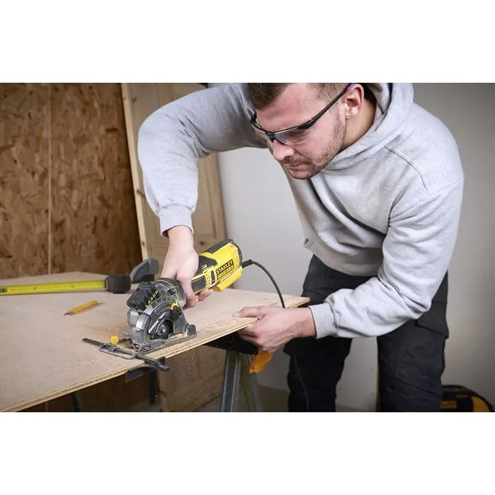Дисковая пила Stanley FatMax, 650 Вт, 4500 об/мин, диск 89 мм, 2.1 кг, кейс (FME380K) изображение 4