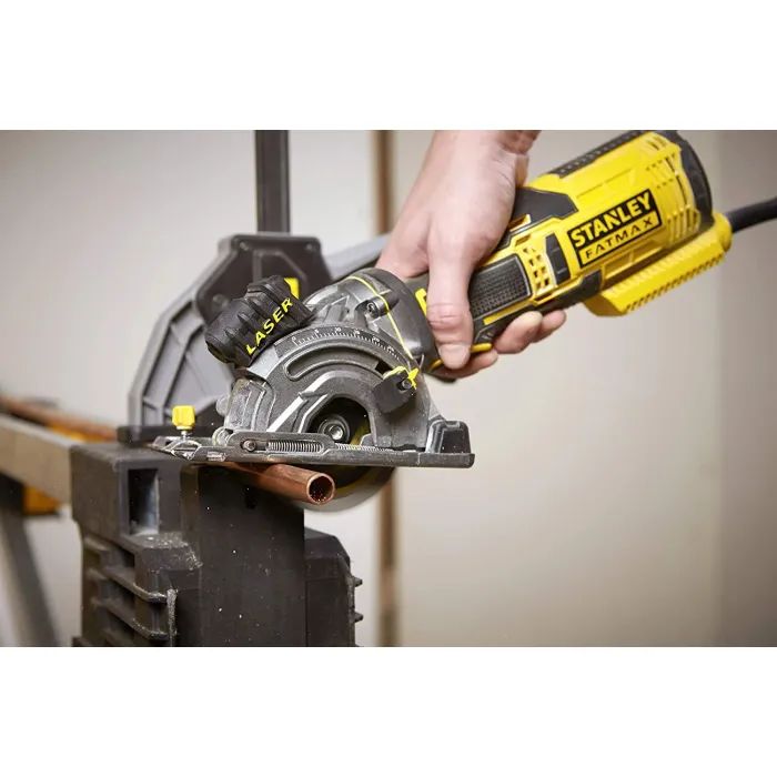 Дисковая пила Stanley FatMax, 650 Вт, 4500 об/мин, диск 89 мм, 2.1 кг, кейс (FME380K) изображение 6