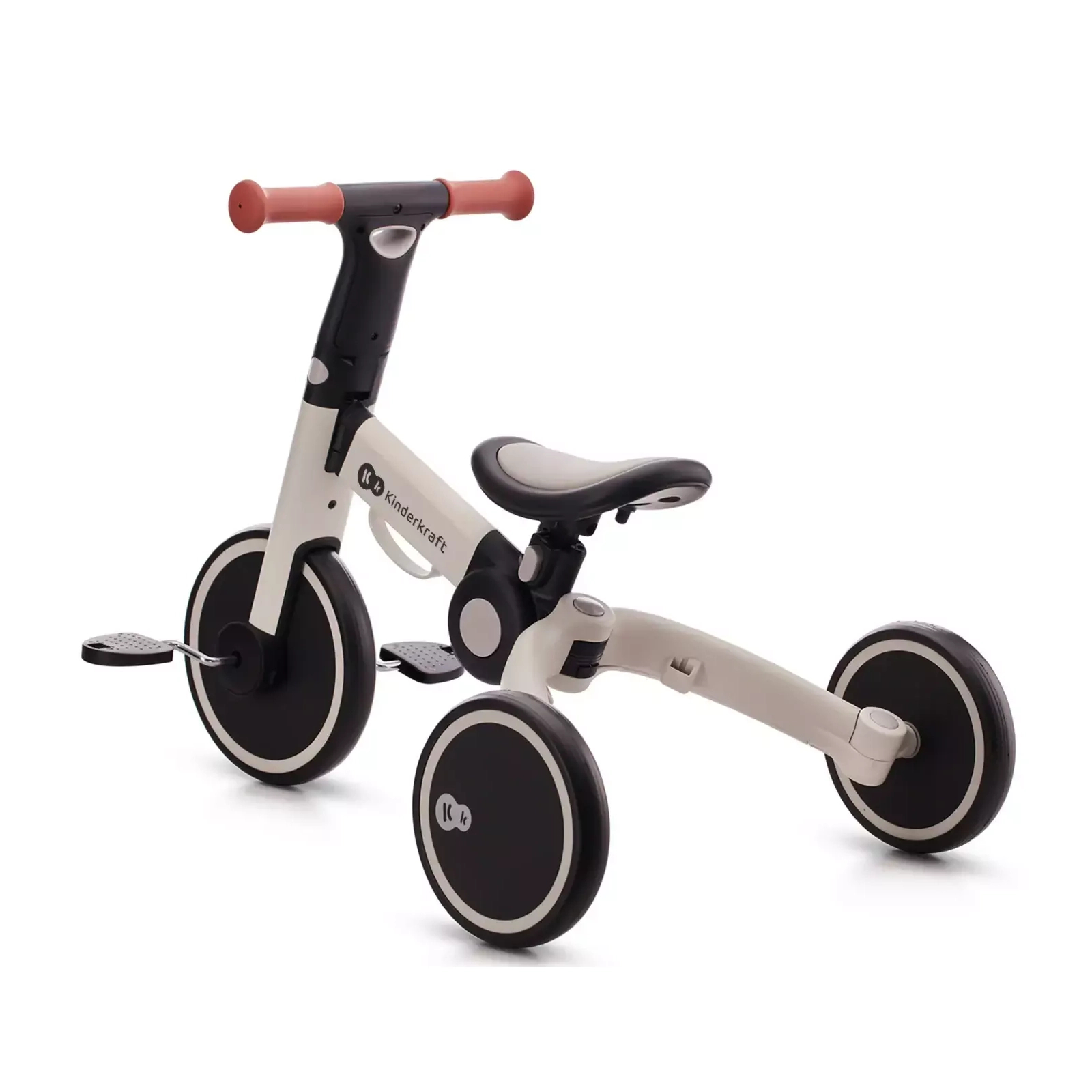 Дитячий велосипед Kinderkraft 3 в 1 4TRIKE Silver Grey (KR4TRI22GRY0000) (5902533922413) зображення 3