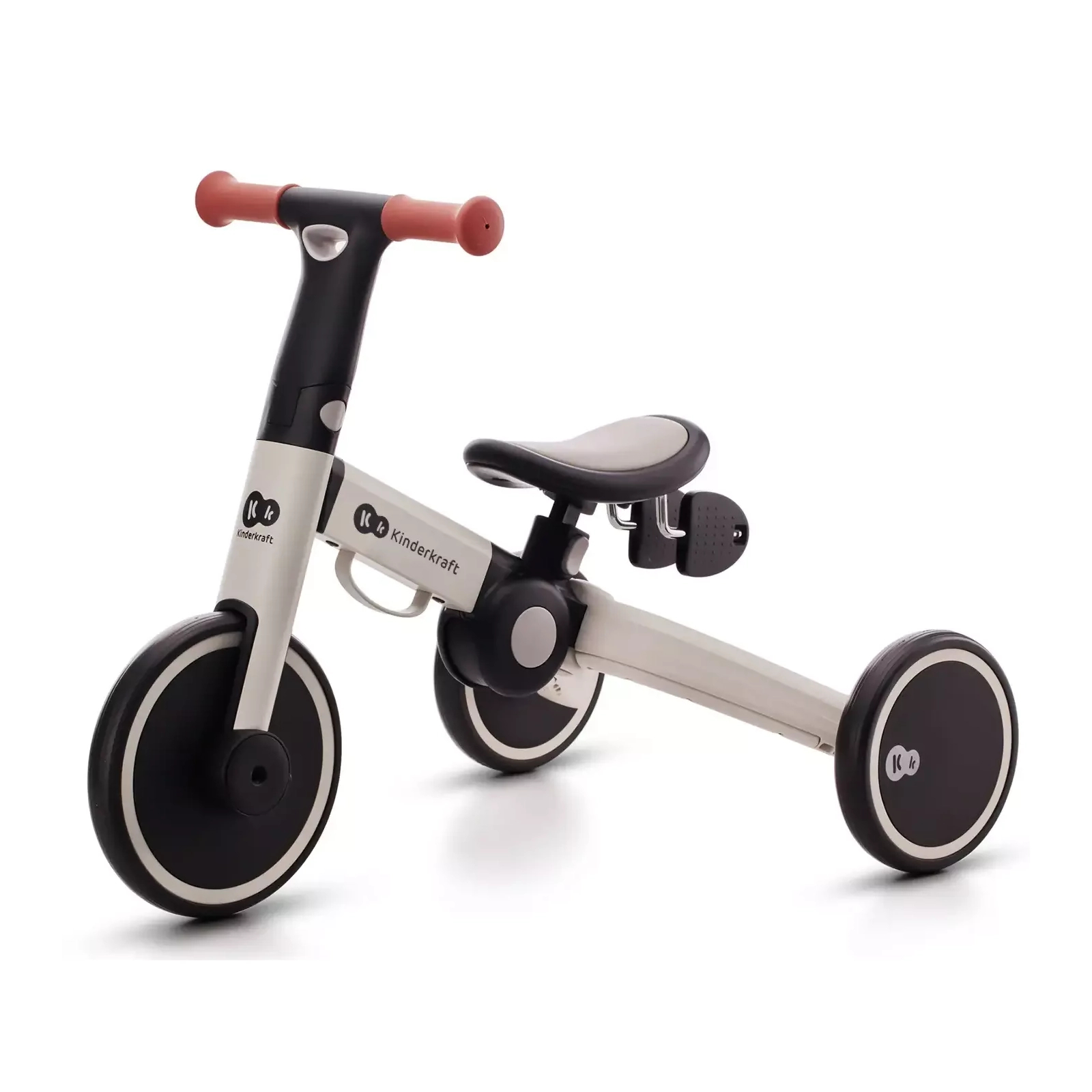 Дитячий велосипед Kinderkraft 3 в 1 4TRIKE Silver Grey (KR4TRI22GRY0000) (5902533922413) зображення 4