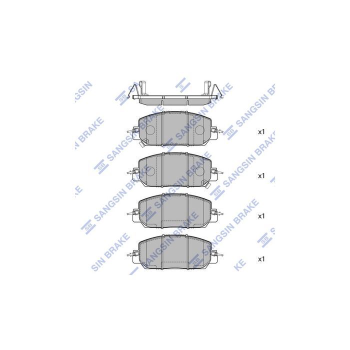 Гальмівні колодки HI-Q SP4176