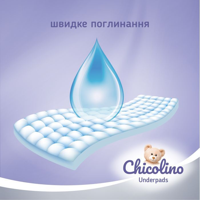 Пеленки для младенцев Chicolino 60х55см 5 шт (4823098413899) изображение 5