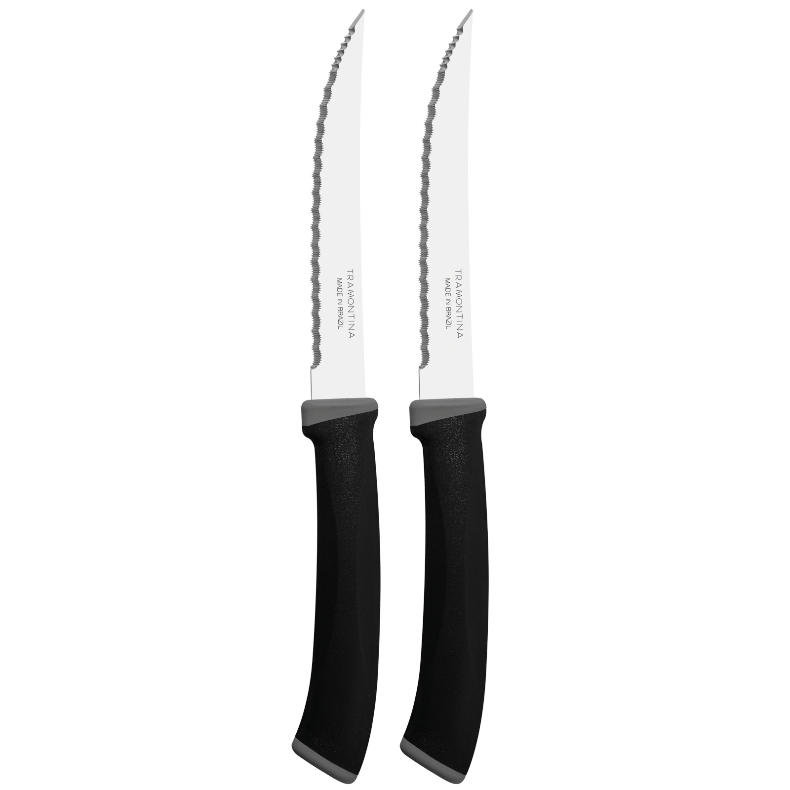 Набір ножів Tramontina Felice Black Steak Deep Serrate 127 мм 2 шт (23494/205)