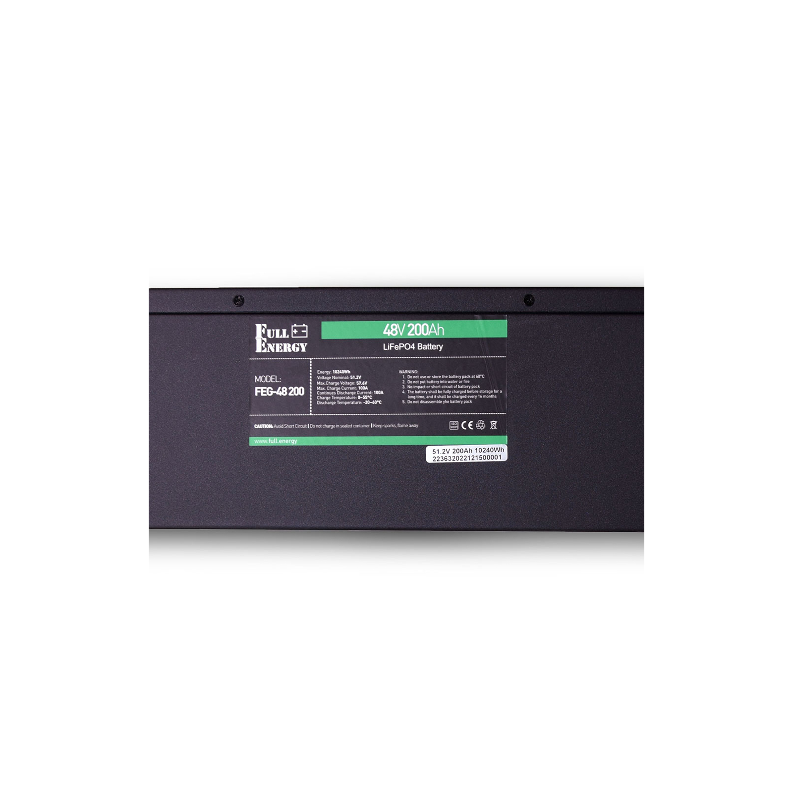 Батарея LiFePo4 Full Energy 48В 200Аг, FEG-48200 (FEG-48200) изображение 4