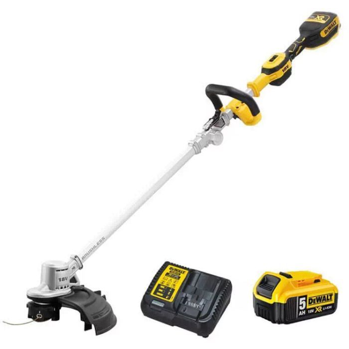 Триммер садовый DeWALT 18 В, 5Ач, леска 2 мм, ширина кошения 36 см (DCMST561P1) изображение 4